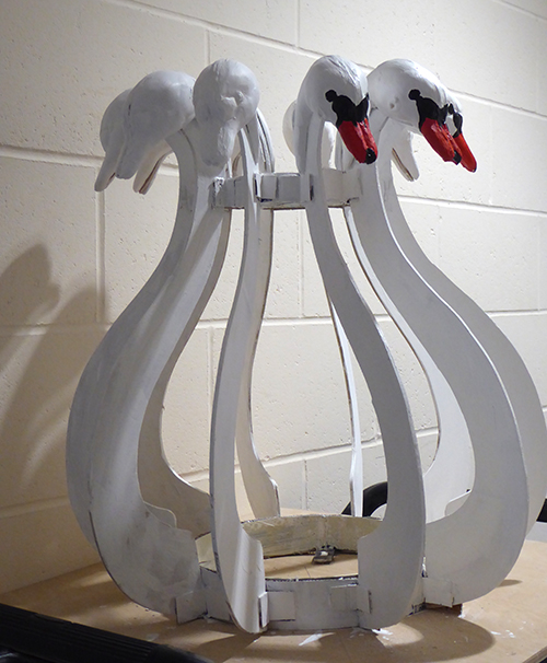 Swan sculpture maquette